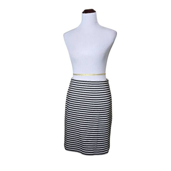 Talbots Pencil Mini Striped Skirt Size 4 Petite - Picture 1 of 9